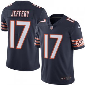 Men\'s Chicago Bears #17 Alshon Jeffery Nike Navy Color Rush Limited Jersey