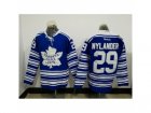 Mens Reebok Toronto Maple Leafs #29 William Nylander Authentic Royal Blue white NHL Jersey