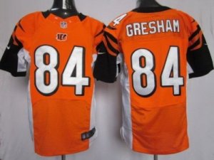 Nike NFL Cincinnati Bengals #84 Jermaine Gresham Orange Jerseys(Elite)