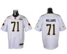2016 Pro Bowl Nike Washington Redskins #71 Trent Williams white jerseys(Elite)