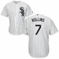 Men's Majestic Chicago White Sox #7 Jimmy Rollins Replica White Home Cool Base MLB Jersey