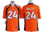 Nike danver broncos #24 bailey orange Game Jerseys