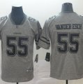 Nike Cowboys #55 Leighton Vander Esch Gray Gridiron Gray Vapor Untouchable Limited