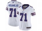 Women Nike Buffalo Bills #71 Cyrus Kouandjio Vapor Untouchable Limited White NFL Jersey
