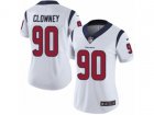 Women Nike Houston Texans #90 Jadeveon Clowney Vapor Untouchable Limited White NFL Jersey