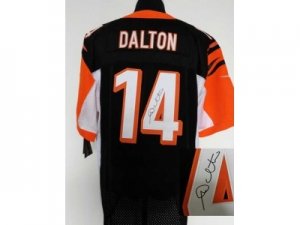 Nike jerseys cincinnati bengals #14 dalton black[Elite signature]