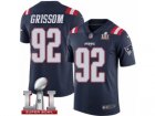 Youth Nike New England Patriots #92 Geneo Grissom Limited Navy Blue Rush Super Bowl LI 51 NFL Jersey