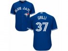 Mens Majestic Toronto Blue Jays #37 Jason Grilli Replica Blue Alternate MLB Jersey