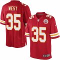 Mens Nike Kansas City Chiefs #35 Charcandrick West Limited Red Team Color NFL Jersey