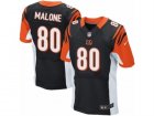 Mens Nike Cincinnati Bengals #80 Josh Malone Elite Black Team Color NFL Jersey