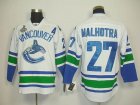 2011 Stanley Cup vancouver canucks #27 malhotra white[a patch]