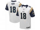 Nike Rams #18 Cooper Kupp White Mens Stitched NFL Elite Jersey