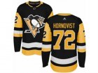 Mens Adidas Pittsburgh Penguins #72 Patric Hornqvist Authentic Black Home NHL Jersey
