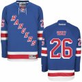 Mens Reebok New York Rangers #26 Jimmy Vesey Authentic Royal Blue Home NHL Jersey