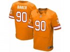 Mens Nike Tampa Bay Buccaneers #90 Chris Baker Elite Orange Glaze Alternate NFL Jersey