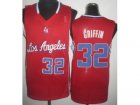 NBA Los Angeles Clippers #32 Blake Griffin Red(Revolution 30 Swingman)