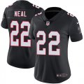 Nike Falcons #22 Keanu Neal Black Women Vapor Untouchable Limited Jersey