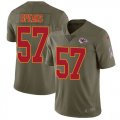Nike Chiefs #57 Breeland Speaks Olive Salute To Service Limited Jersey