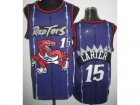 nba Toronto Raptors #15 Vince Carter Purple Jerseys[Revolution 30]