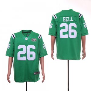 Nike Jets #26 Le\'Veon Bell Green Color Rush Limited Jersey