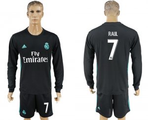 2017-18 Real Madrid 7 RAUL Away Soccer Jersey