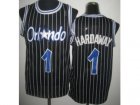 NBA Orlando Magic #1 Penny Hardaway Black jerseys(Throwback Revolution 30)