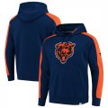 Chicago Bears NFL Pro Line by Fanatics Branded Iconic Pullover Hoodie Navy