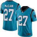 Mens Nike Carolina Panthers #27 Robert McClain Limited Blue Rush NFL Jersey
