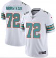 Nike Dolphins #72 Terron Armstead White Throwback Vapor Limited Jersey