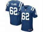 Mens Nike Indianapolis Colts #62 LeRaven Clark Elite Royal Blue Team Color NFL Jersey