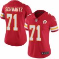 Women's Nike Kansas City Chiefs #71 Mitchell Schwartz Limited Red Rush NFL Jersey