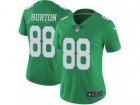 Women Nike Philadelphia Eagles #88 Trey Burton Limited Green Rush NFL Jersey