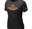 Women Chicago Bears Black T-Shirt