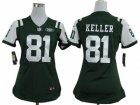 Nike Women New York Jets #81 Dustin Keller Green jerseys