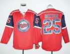 Minnesota Twins #25 Byron Buxton Red Long Sleeve Stitched Baseball Jersey
