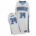 Mens Adidas Orlando Magic #34 Jeff Green Authentic White Home NBA Jersey