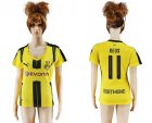 Womens Dortmund #11 Reus Home Soccer Club Jersey