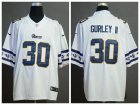 Nike Rams #30 Todd Gurley II White Team Logos Fashion Vapor Limited Jersey