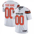Mens Nike Cleveland Browns Customized White Vapor Untouchable Limited Player NFL Jersey