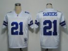 NFL Dallas Cowboys #21 sanders m&n White