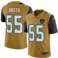 Mens Nike Jacksonville Jaguars #55 Dan Skuta Limited Gold Rush NFL Jersey