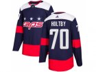 Men Adidas Washington Capitals #70 Braden Holtby Navy Authentic 2018 Stadium Series Stitched NHL Jersey
