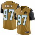 Mens Nike Jacksonville Jaguars #97 Roy Miller Limited Gold Rush NFL Jersey