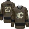 Calgary Flames #27 Dougie Hamilton Green Salute to Service Stitched NHL Jersey
