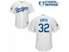Los Angeles Dodgers #32 Sandy Koufax Replica White Home 2017 World Series Bound Cool Base MLB Jersey