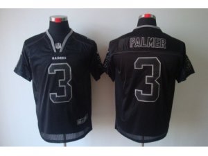 Nike NFL Oakland Raiders #3 Carson Palmer Lights Out Black Elite Jerseys