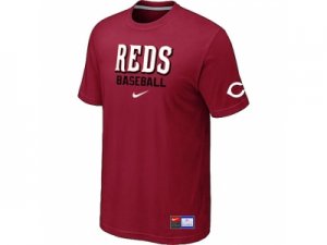 Cincinnati Reds Red Nike Short Sleeve Practice T-Shirt