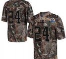 Nike Seahawks #24 Marshawn Lynch Camo With Hall of Fame 50th Patch NFL Elite Jersey