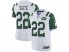 Mens Nike New York Jets #22 Matt Forte Vapor Untouchable Limited White NFL Jersey
