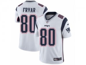 Mens Nike New England Patriots #80 Irving Fryar Vapor Untouchable Limited White NFL Jersey